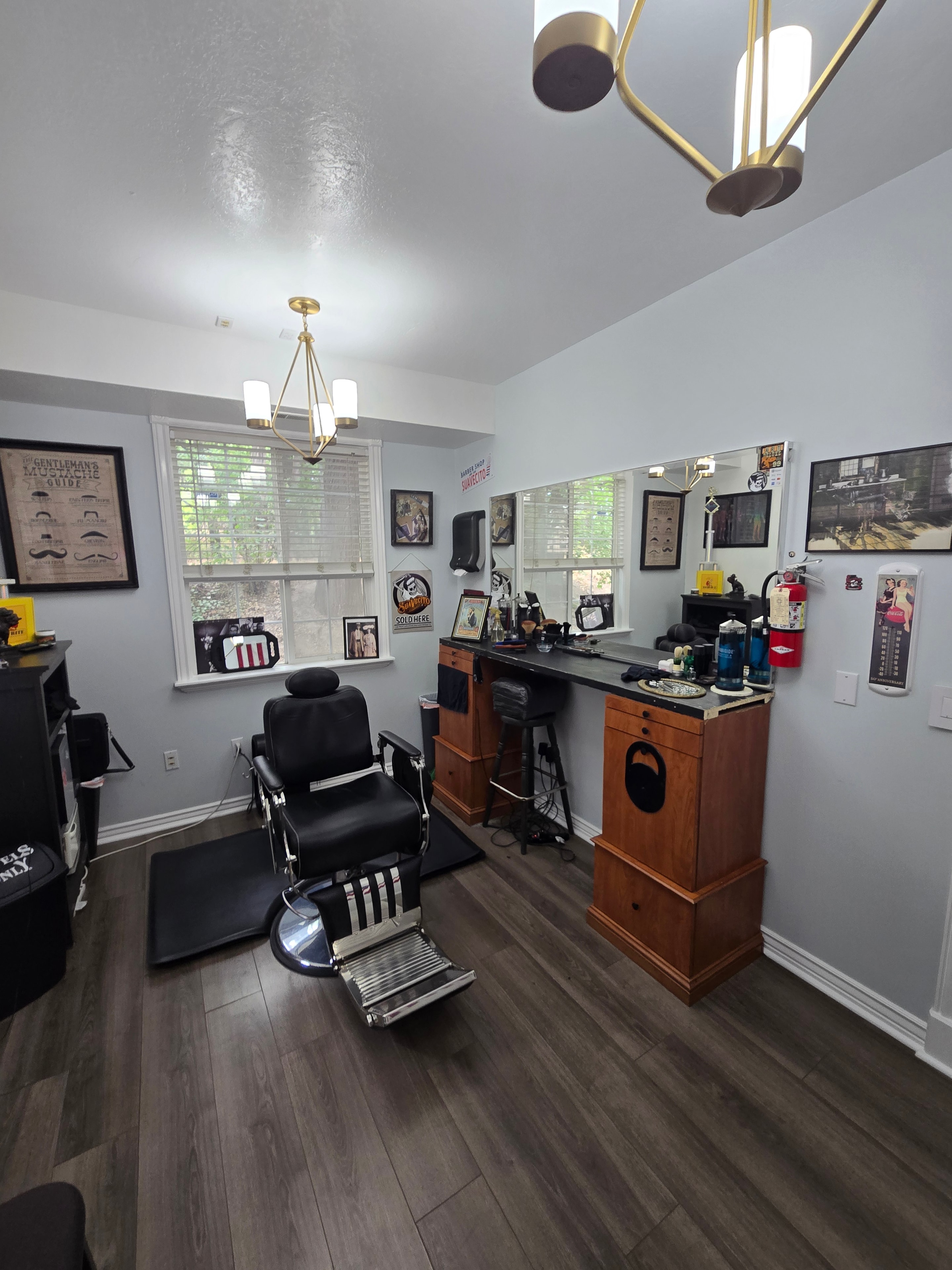 The Barbers Den shop interior