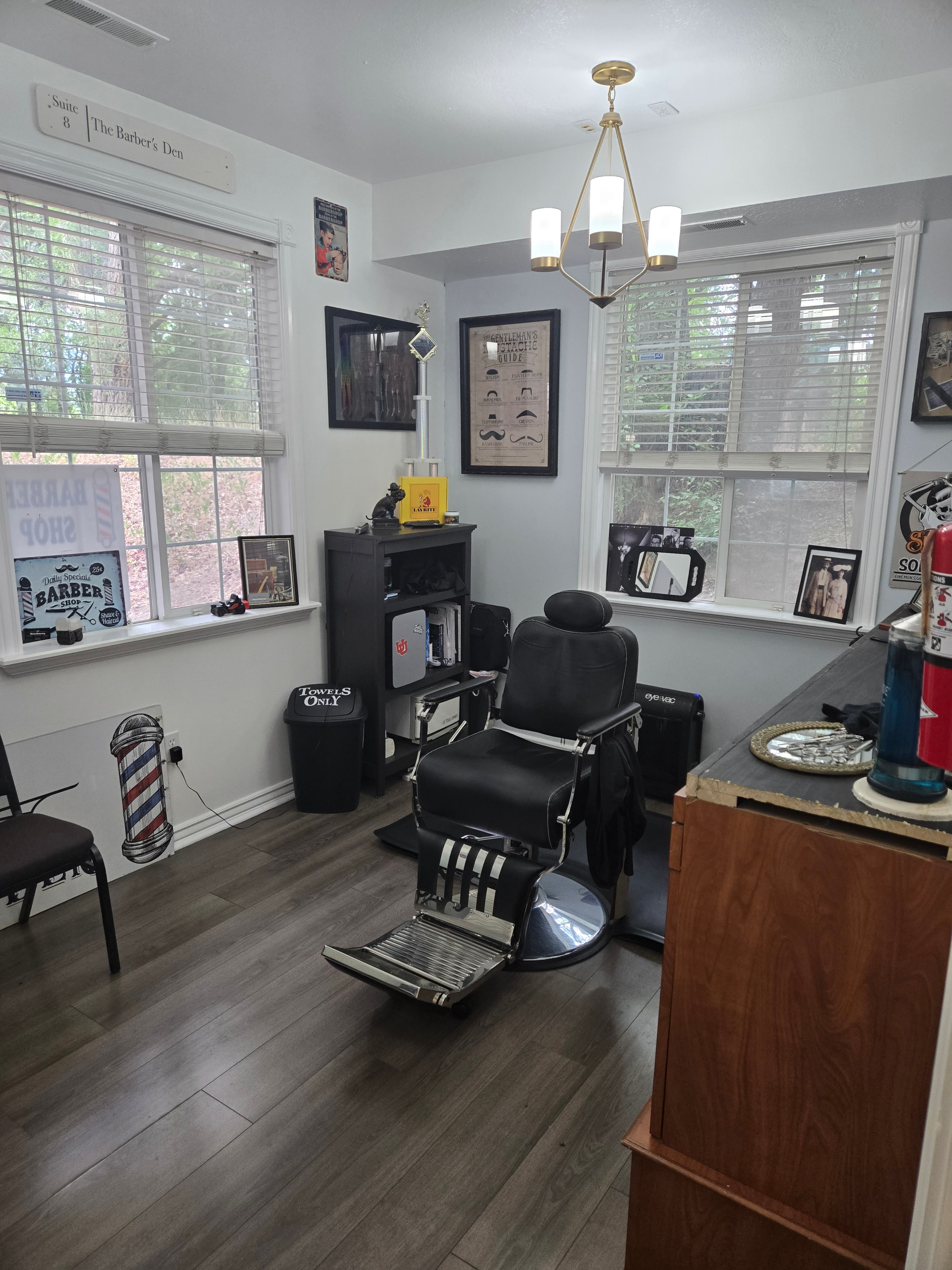 The Barbers Den shop interior